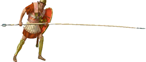 Soldier with a sarissa