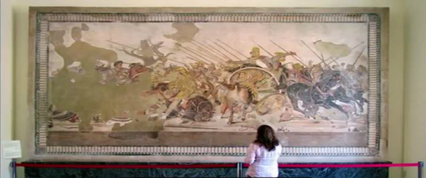 The Alexander Mosaic showing the Battle of Issus